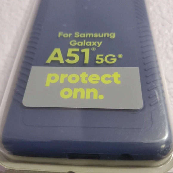 Onn Protect Samsung Galaxy A51 5G Cell Phone Case 8' Drop Protection Blue - Picture 2 of 4
